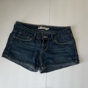Levi's Women's Blue Denim Shorts